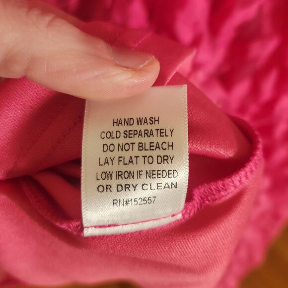 BAEVELY Pink Checkered Mini Sundress, Size Medium - Picture 13 of 14